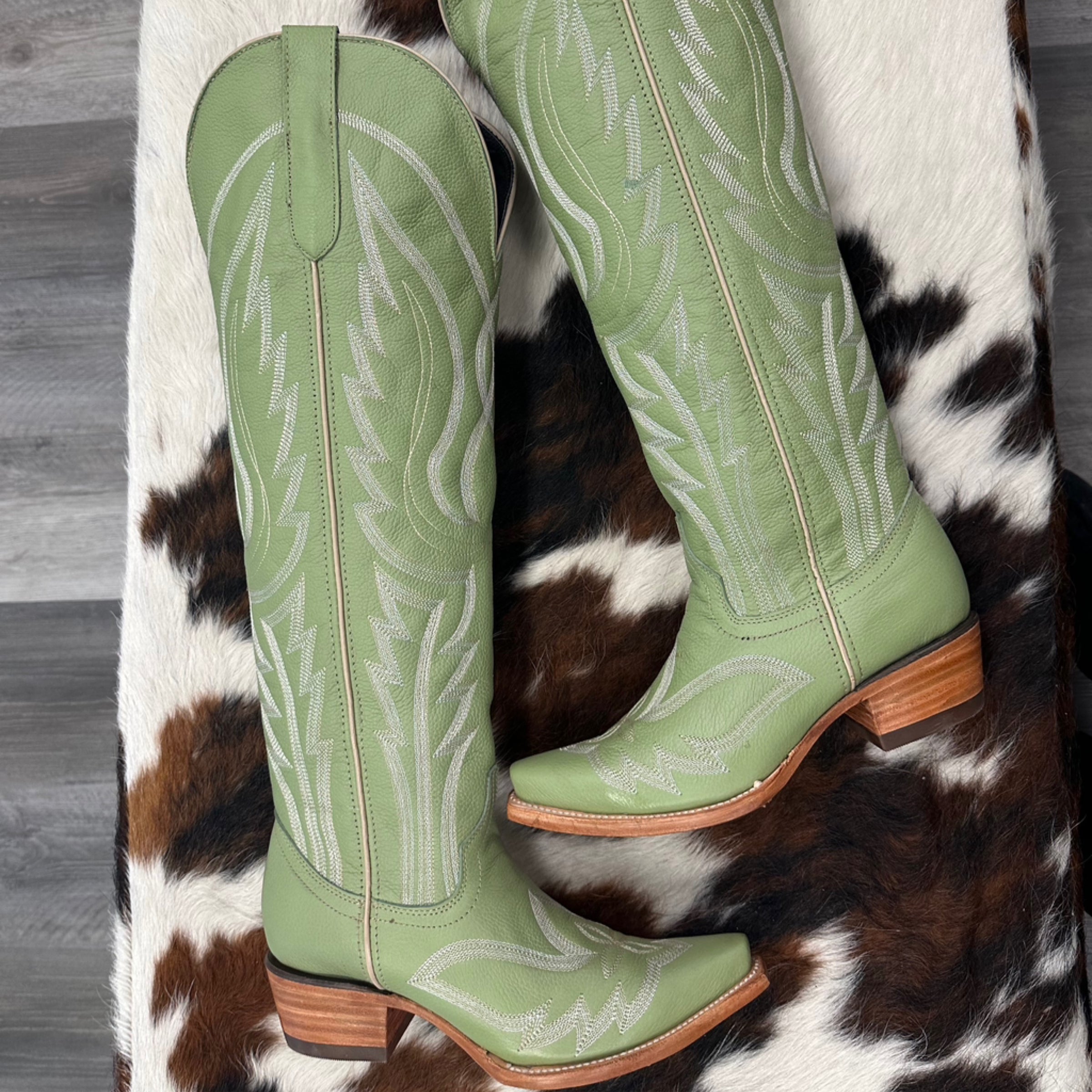 Crevo Women's Jade Fashion Boot - Genuine Suede Ankle Boot With Memory Foam - Stacked Heel